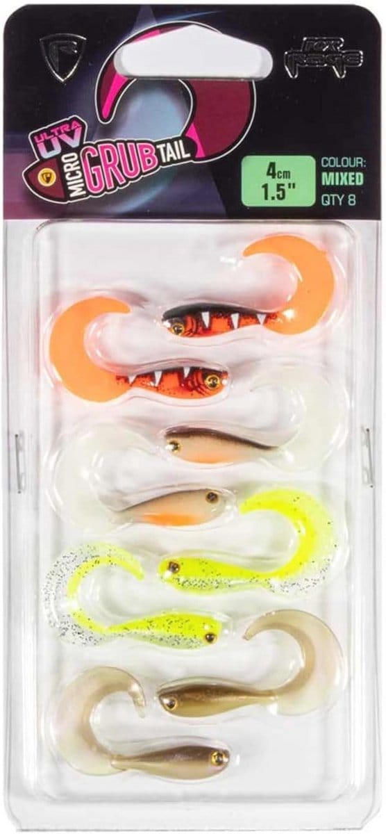 Micro Grub 4cm - Set van 8 Stuks in Diverse Kleuren