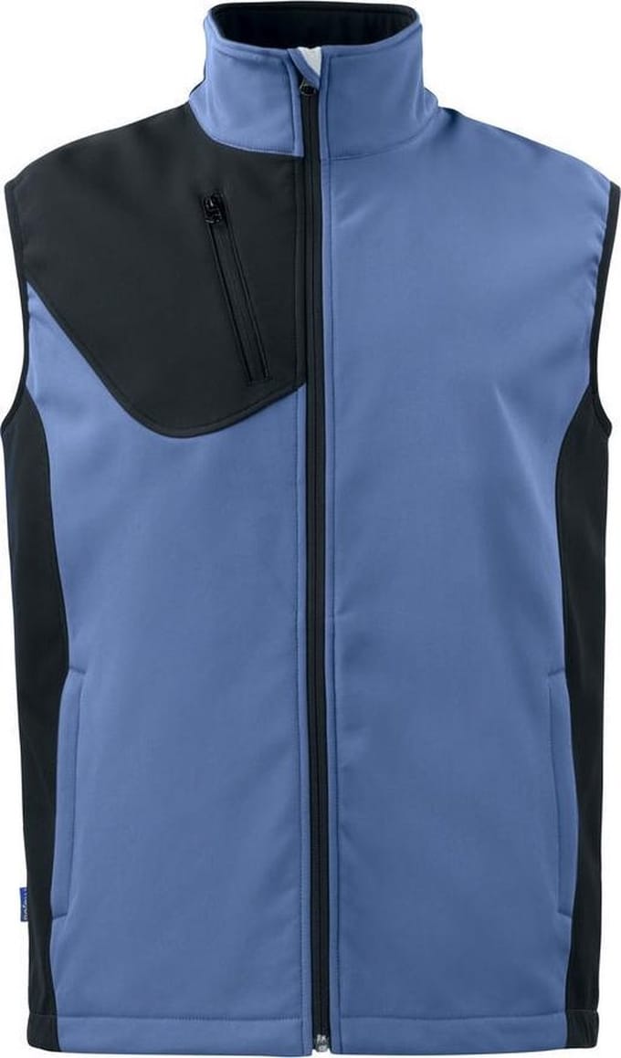 ProJob 3702 SOFTSHELL BODYWARMER 643702 - Hemelsblauw - M