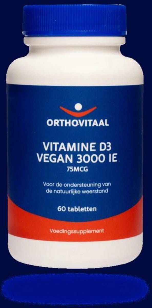 Orthovitaal Vegan Vitamine D3 3000 IE 60 tabletten