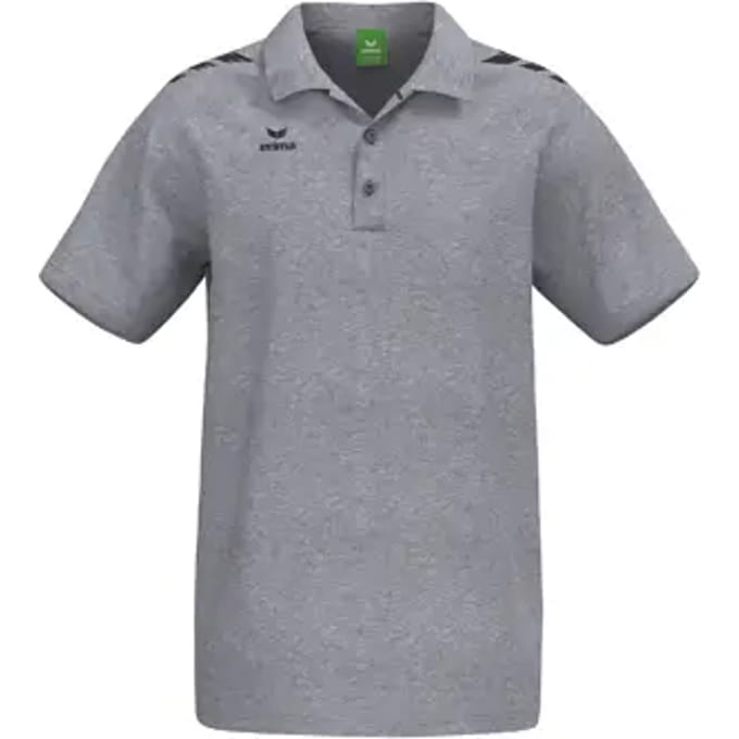 Erima Cmpt 3 Wings Polo Heren - Grey Melange | Maat: 3XL