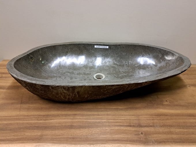 Wasbak natuursteen - 91x40x15cm - FL22971