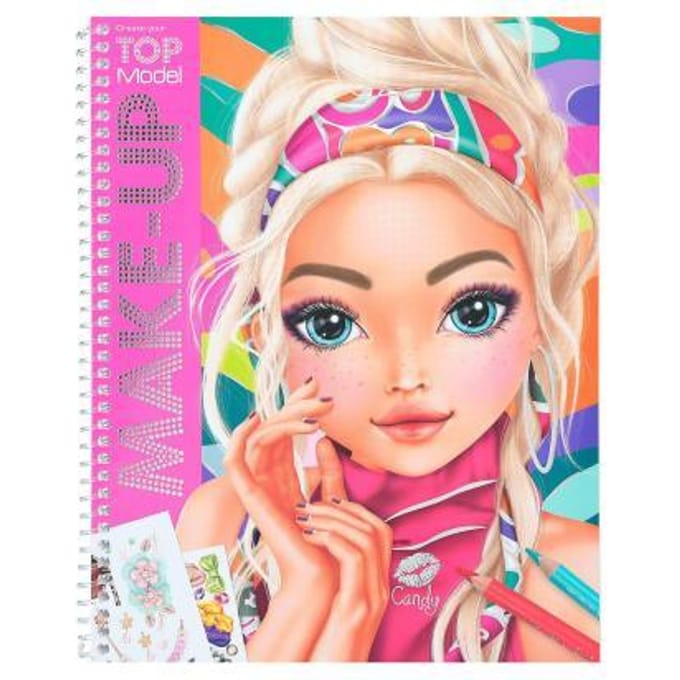 Top Model TOPModel make-up kleurboek Educatieve boeken (spelletjes en raadsels)
