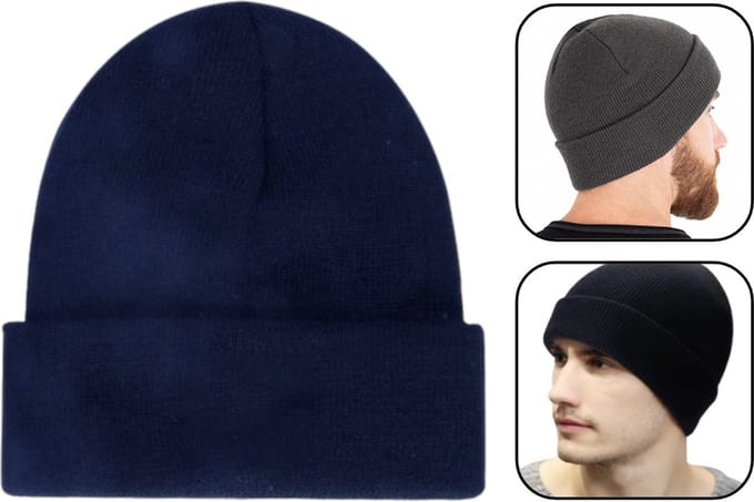 PD® Muts Heren - Blauw - Muts Dames - Unisex - EXTRA WARM - Winter - Mutsen - Mutsen Heren - Muts tegen de Kou