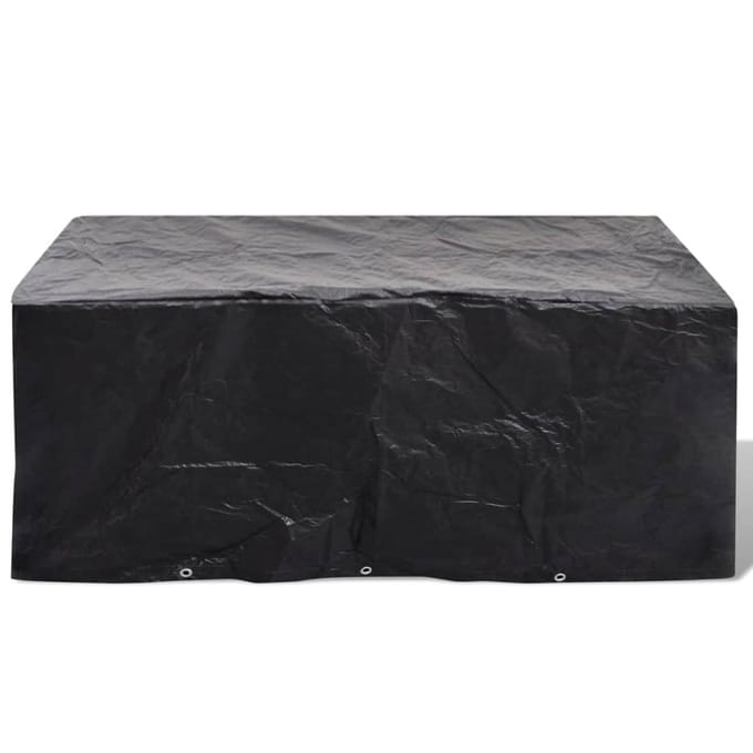 vidaXL - Tuinmeubelhoezen - poly - rattan - 2 - st - 6-persoons - 240x140 - cm