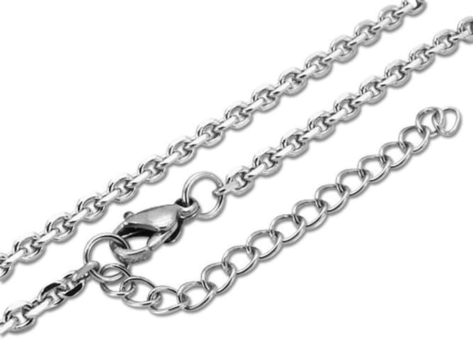 Amanto Ketting Elias - 316L Staal - Anker - 2,7mm - 40+5cm