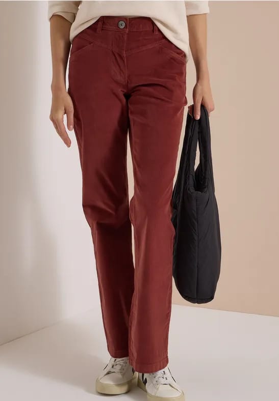 Bootcut-broek met High Waist in Slim Fit