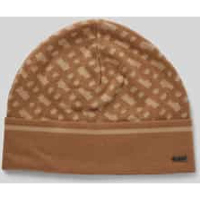 Beanie met labelapplicatie, model 'Lendia'
