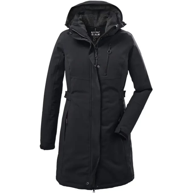 Killtec dames winter parka 37726/KOW 165 zwart functioneel - maat 46