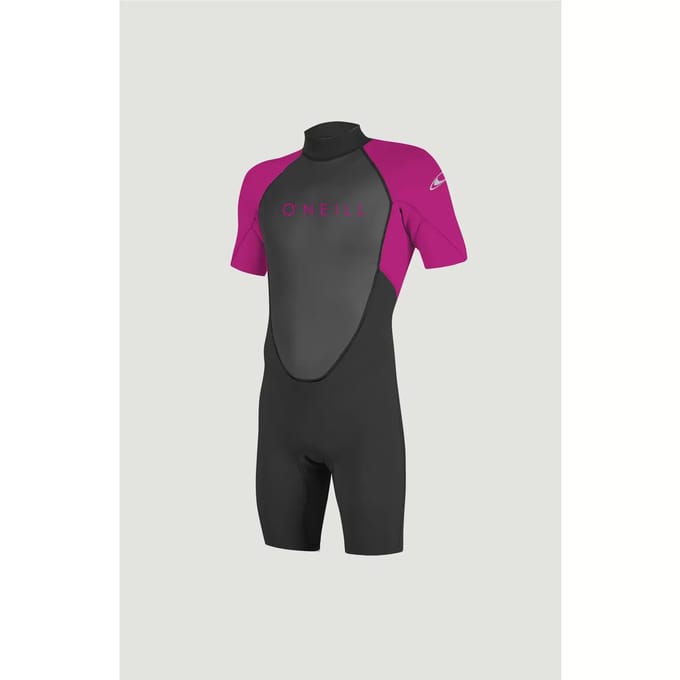 Surf wetsuit met korte rugrits voor kinderen O'Neill Reactor-2