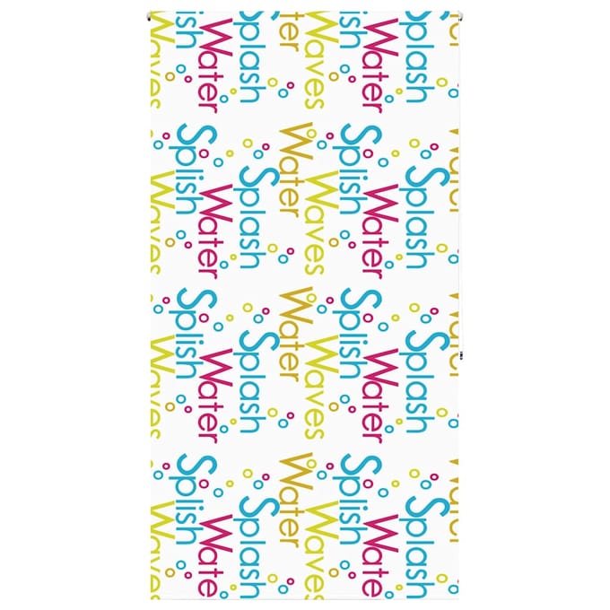 vidaXL - Doucherolgordijn - 120x240 - cm - stofbreedte - 116 - cm
