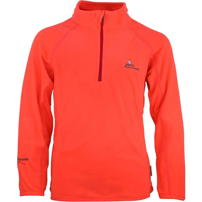 Microfleece sweatshirt met halve rits voor meisjes Peak Mountain Gafine