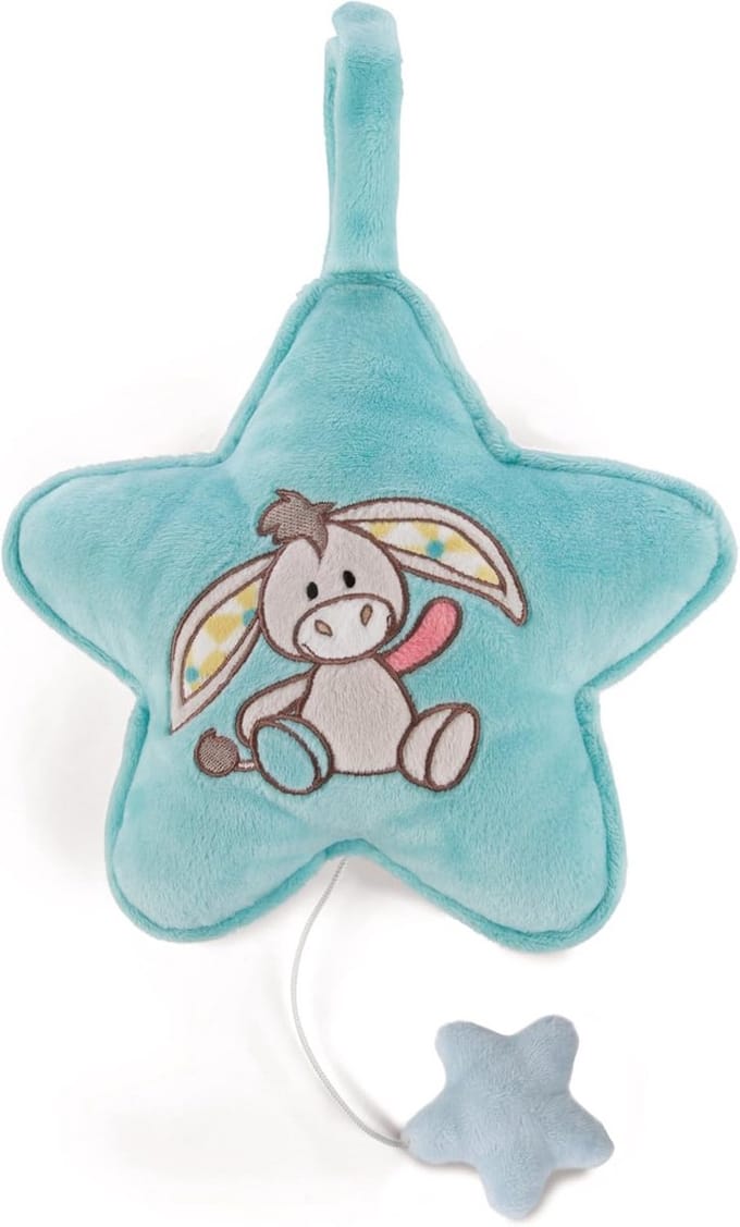 Muziekdoosje Knuffel Ster met Standaard Beige voor Baby's