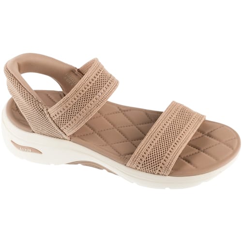 Skechers GO WALK ARCH FIT 2.0 SANDAL - Dames Sandalen - Tan