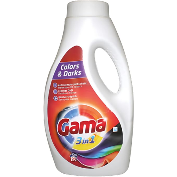 Gel de lavage pour couleurs et foncés 20 lavages