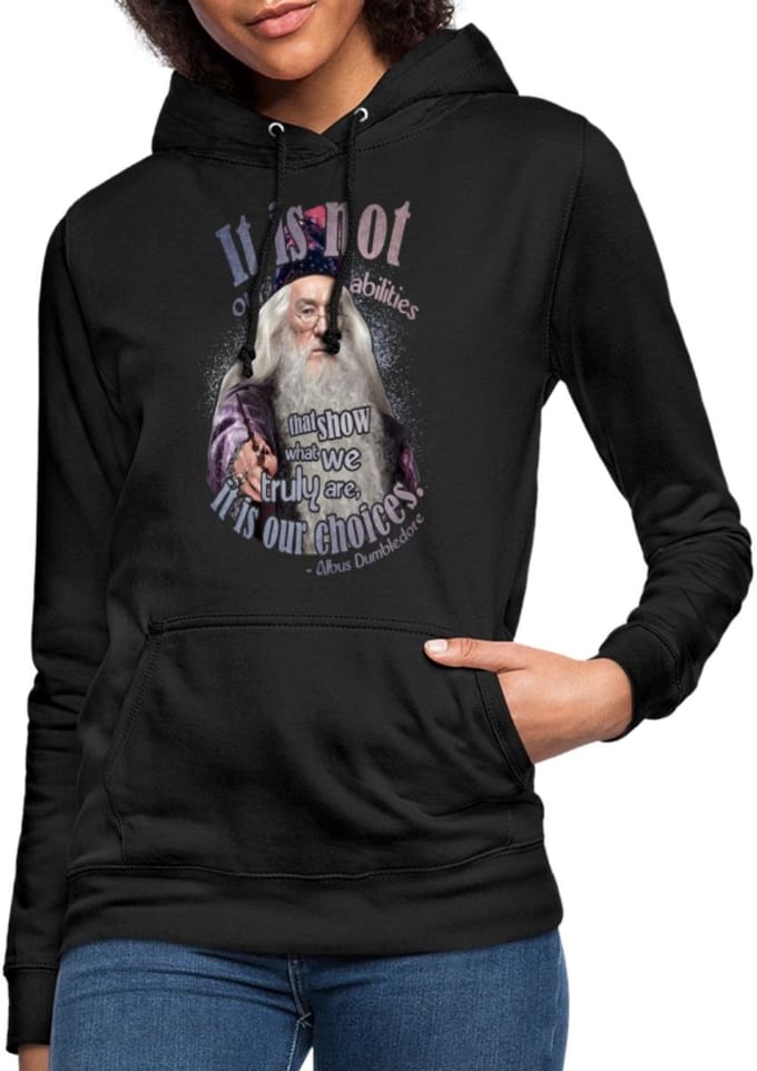 Harry Potter Albus Dumbledore Citaten Hoodie Dames