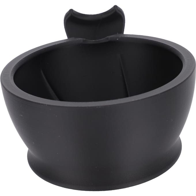 Scheerzeepkom PLA Brede Mond Verdikte Scheerzeep Schuimkom Gemakkelijk Schoon te Maken voor Mannen black