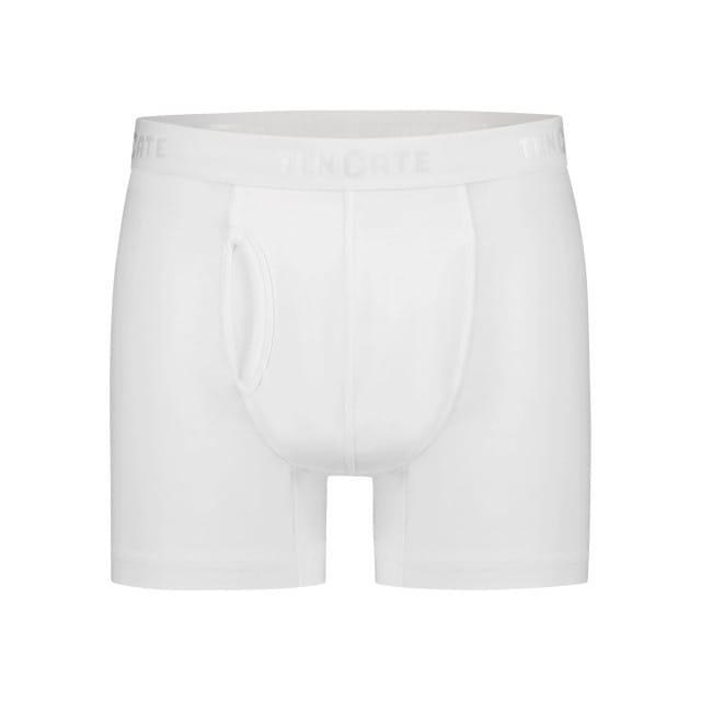 Ten Cate Basics shorts met gulp wit 2-pack voor Heren | Maat XL