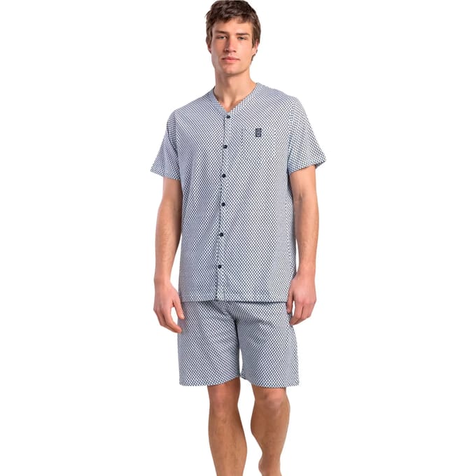 Pyjama-sets Admas Pyjamashort met slipe mouwen Society