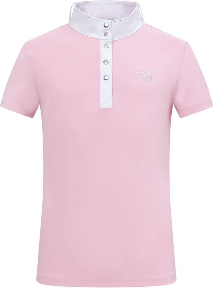 Imperial Riding - Kids Competition shirt IRHBasic glam - Wedstrijdshirt - Candy Floss - Maat 176