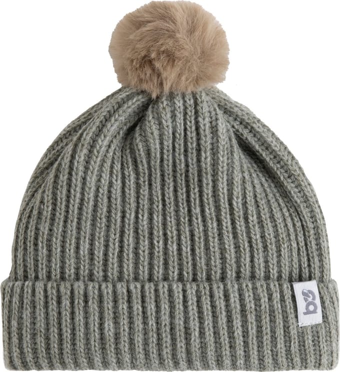 Baby's Only Mutsje met pompon Cool - Urban Green - 3-8 jaar - 100% acryl - GOTS
