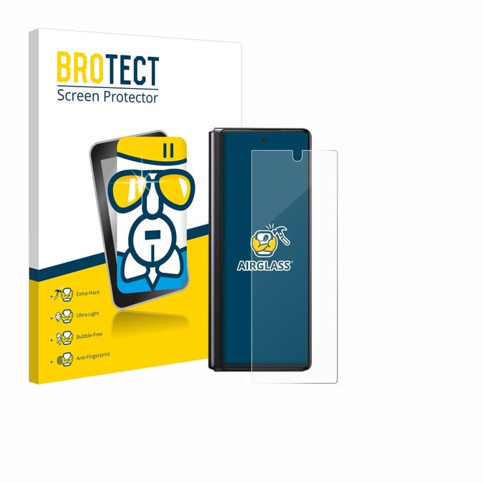 Screenprotector voor Samsung Galaxy Z Fold 2 5G Beschermglas transparant