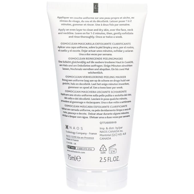 Institut Esthederm Osmoclean Masque Gomme Clarifiant 75 ml