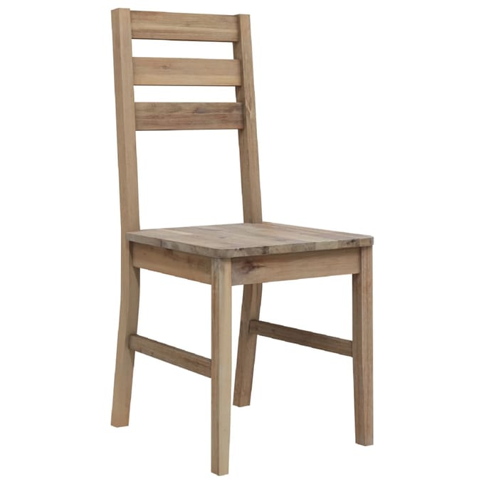 vidaXL - Eetkamerstoelen - 4 - st - massief - acaciahout