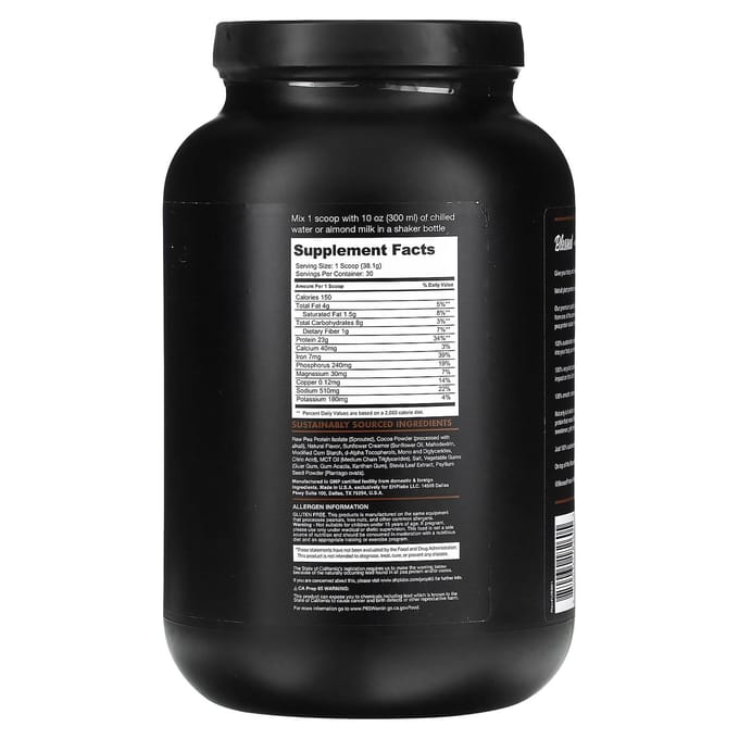 Blessed, Plantaardige Eiwitten, Chocolademelk, 1,14 kg (1,1 kg)