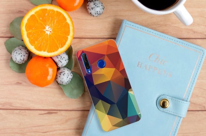 Honor 20 Lite TPU Hoesje Polygon Color