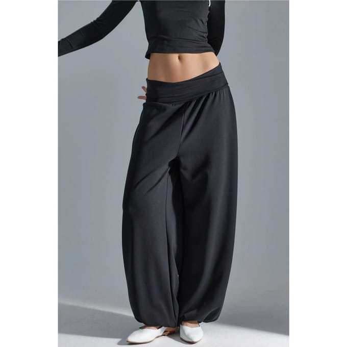 Dames Mid-Waist Rechte Pull-On Broek