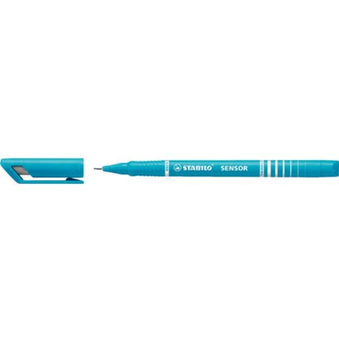 STABILO SENSOR - Fineliner 0,3 mm - Turquoise - per stuk