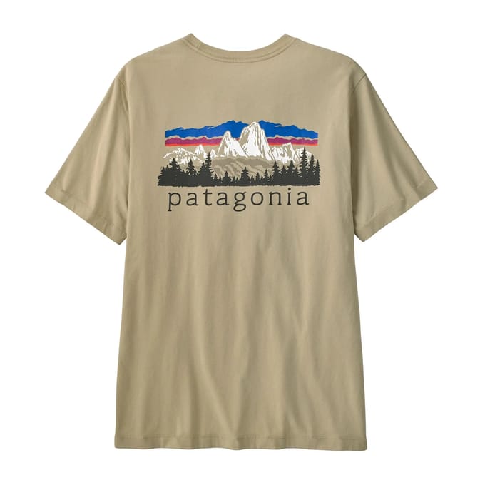 Patagonia Fitz Roy Foothills T-Shirt grijs