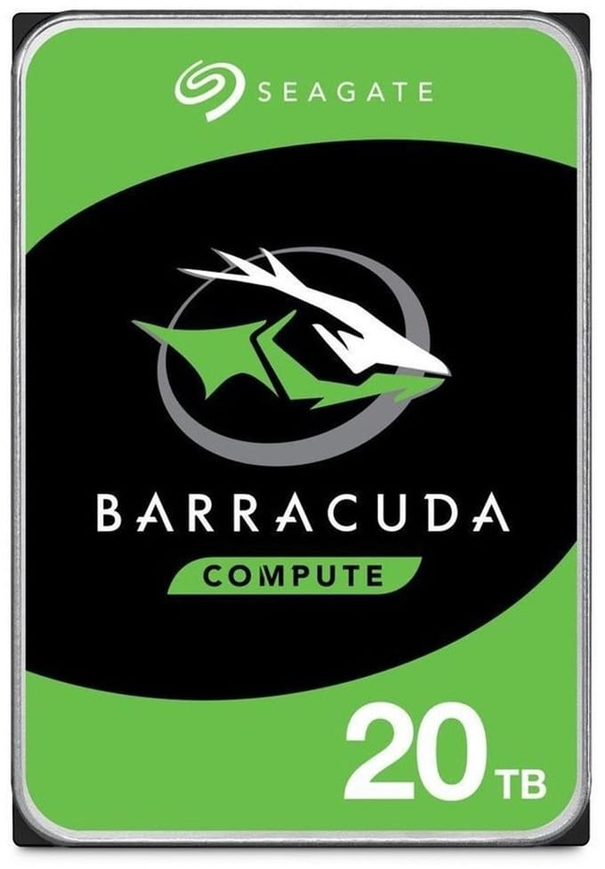 Seagate Barracuda - Interne harde schijf - Desktop HDD - 3.5 inch - 20 TB