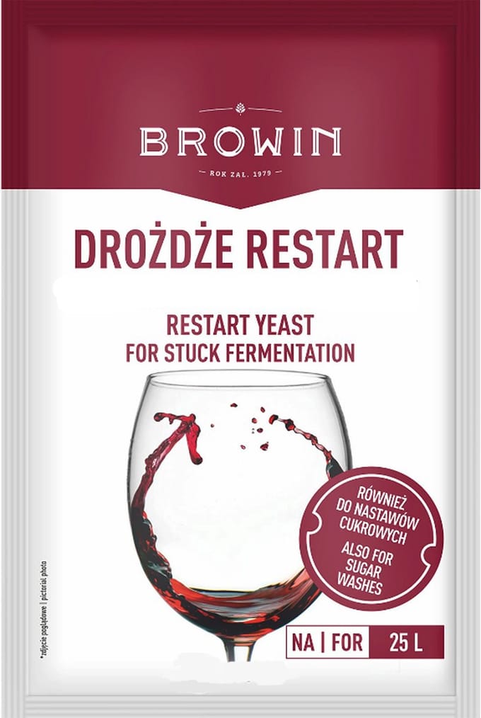 Herstart gist 22g - Gist om fermentatie te herstarten - gist starter