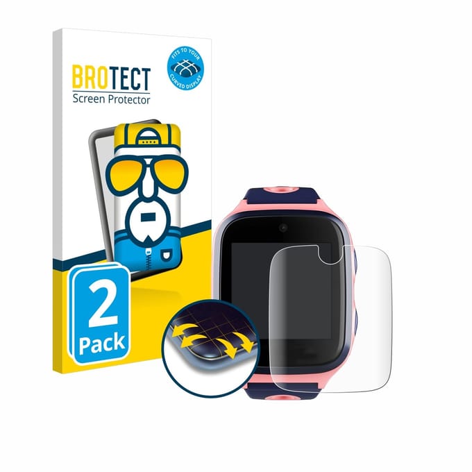 BROTECT - Screenprotector voor Xplora 4 - Folie Beschermfolie transparant volledig dekking - 2 Stuks