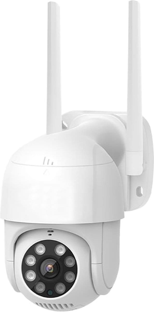 Roterende ip wifi full hd zoom buitencamera wit - 2MP