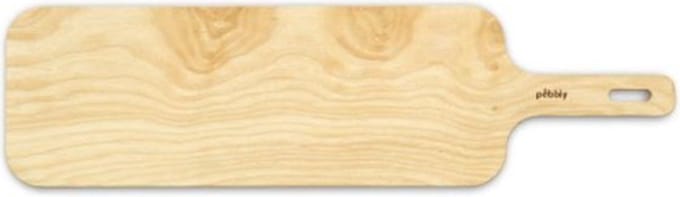Snijplank met Handvat, Essenhout, 55 x 15 cm - Pebbly