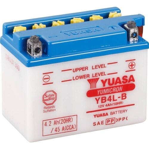 Yuasa YB4LB DC Motorfietsaccu 12 V 4 Ah Pooltype: Schroefklem type 5
