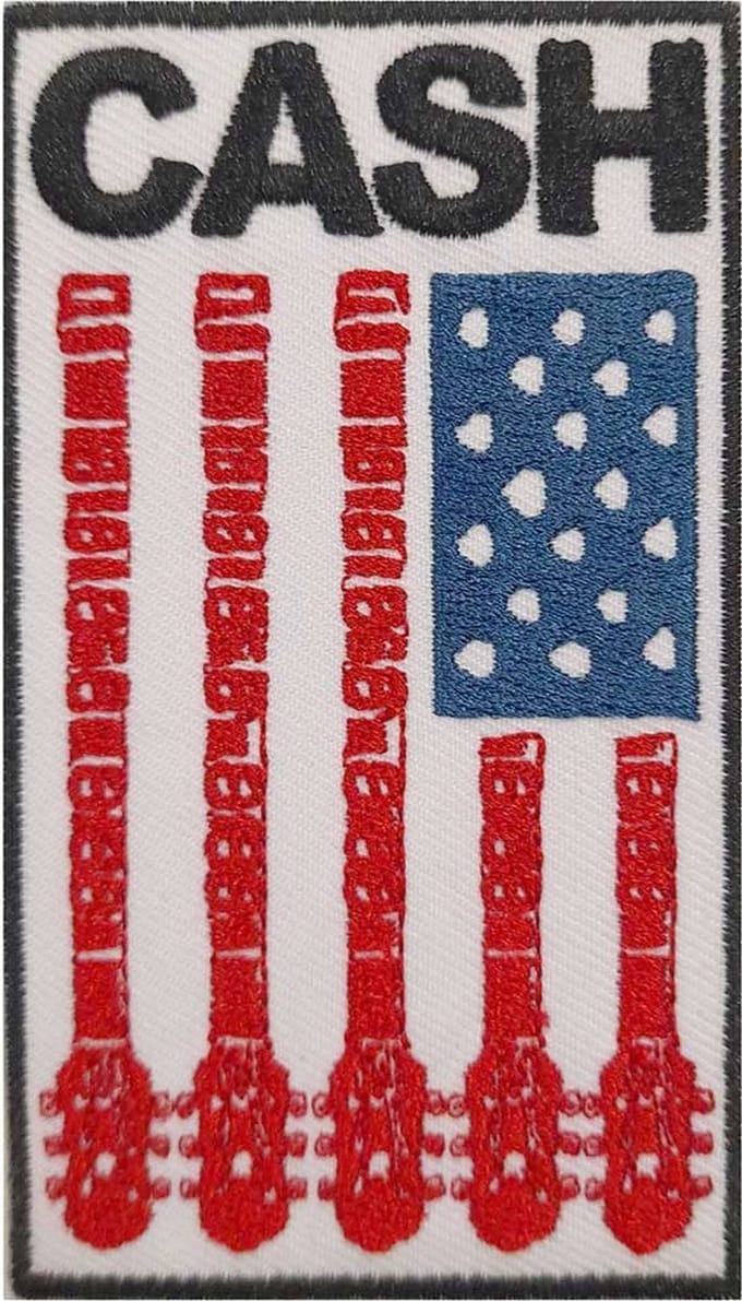 Johnny Cash Patch Flag