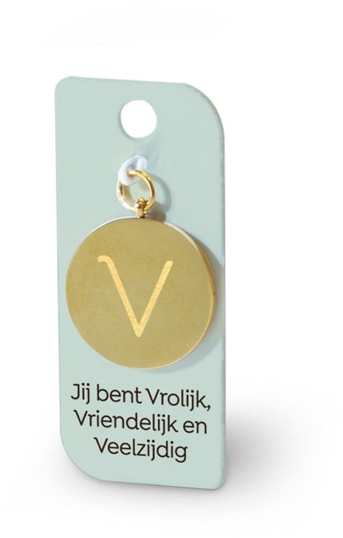 Gouden Charm - V