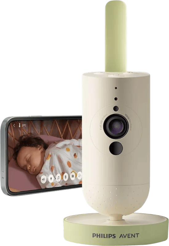 Philips Avent Connected Babycamera Babyfoon - Met wifi en app - Veilige verbinding - SCD643/26