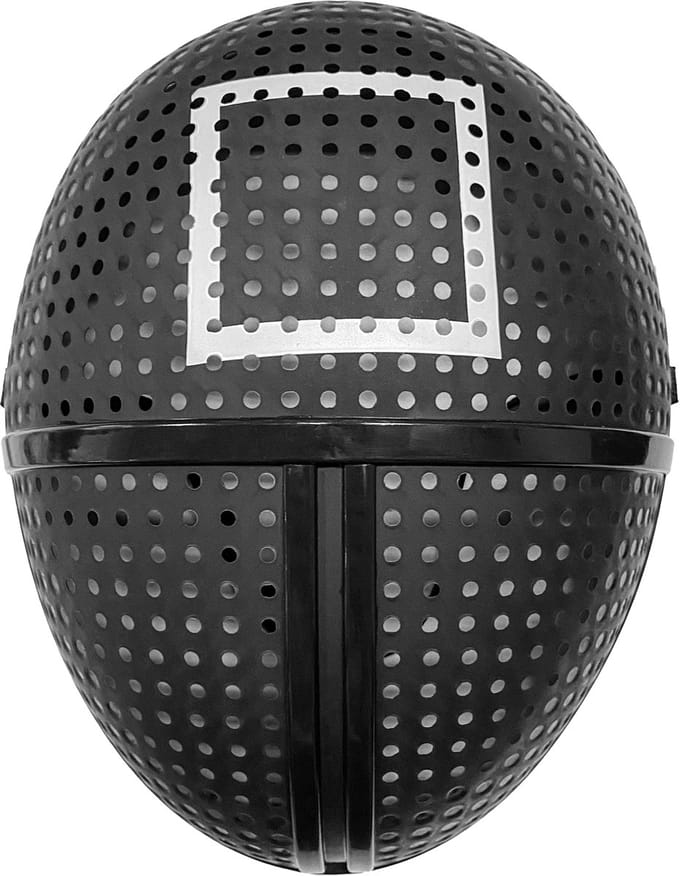 Vegaoo - Vierkant soldatenmasker