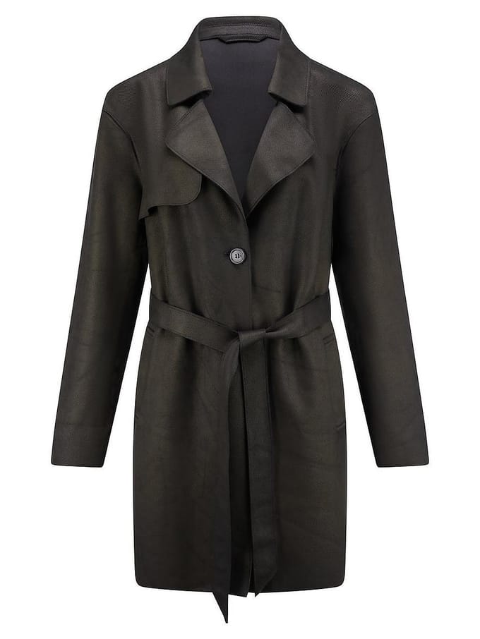 Trenchcoat Van Emilia Lay zwart