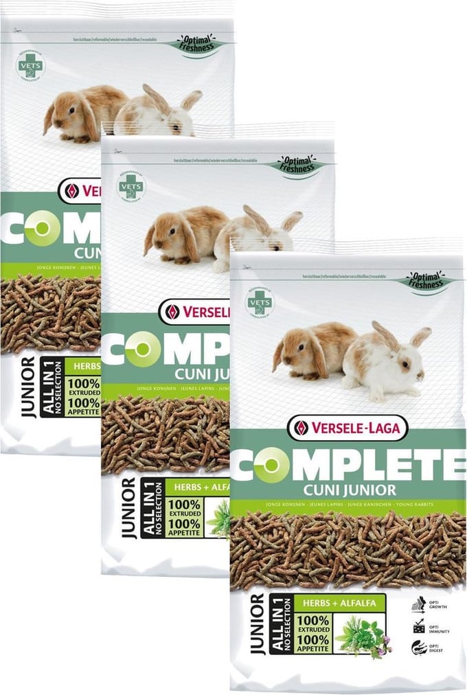 Versele-Laga Complete Cuni Junior - Konijnenvoer - 3 x 1.75 kg