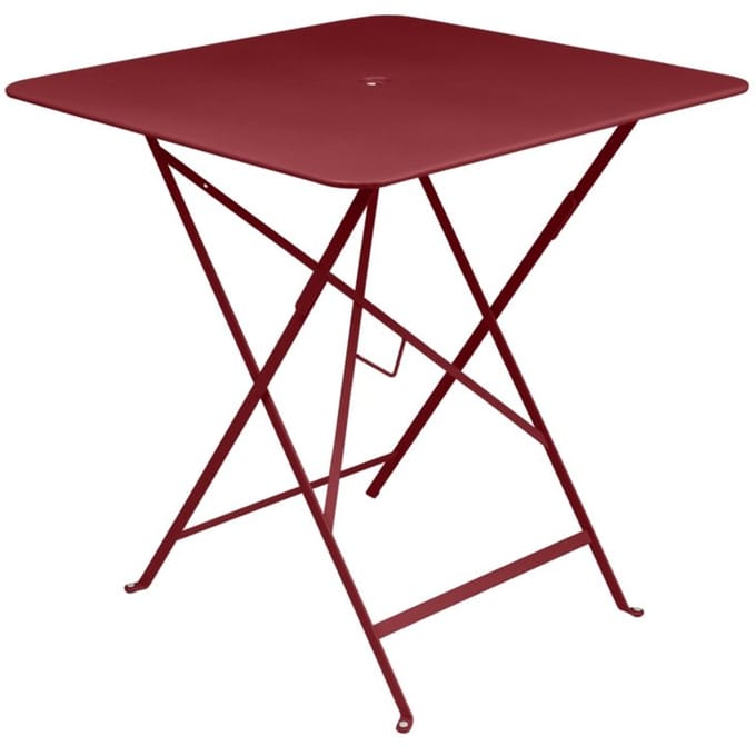 Fermob BISTRO klaptafel vierkant - 43 chili mat - 71 x 71 cm