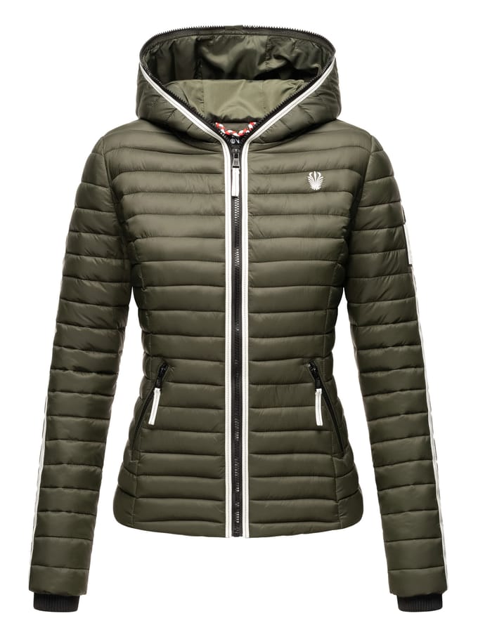 Navahoo Dames Gewatteerde Jas Kimuk Princess – Licht, Modern & Met Capuchon
