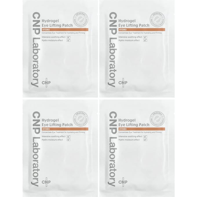 Hydrogel Ooglifting Patches, 4 Paren white