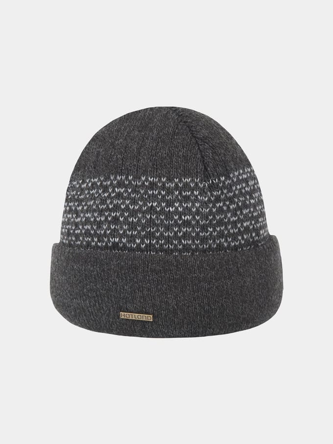 Hatland Wogan No Wind Muts - Heren Mutsen - Anthracite