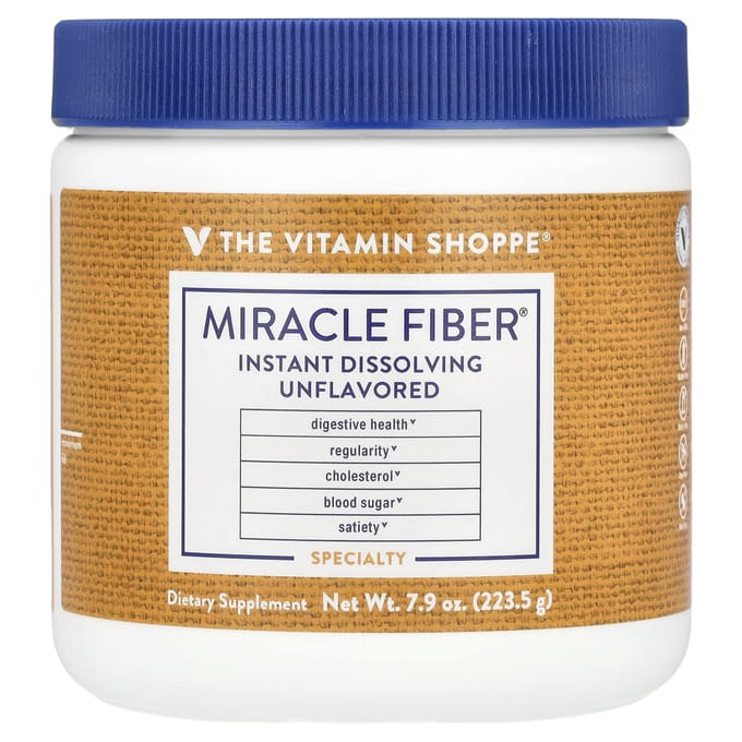 The Vitamin Shoppe, Miracle Fiber®, sans saveur, 7,9 oz (223,5 g)