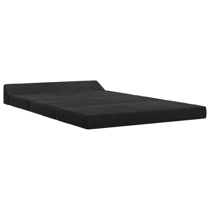 vidaXL - Vouwbare - Sofa - Bed - Zwart - 120 - x - 60 - x - 49 - cm - Stof